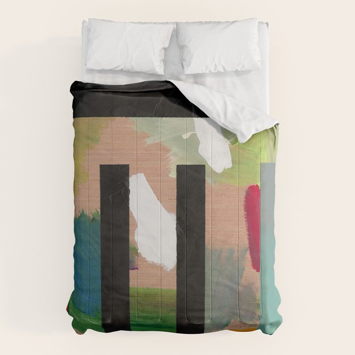 Untitled (Abstract Composition 2017018) Comforter Gallery Image 1