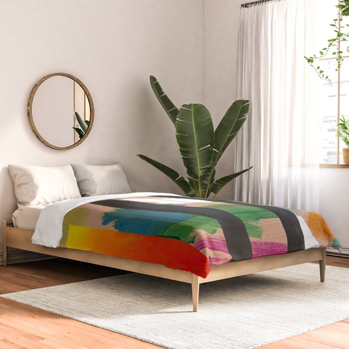 Untitled (Abstract Composition 2017018) Comforter Gallery Image 2