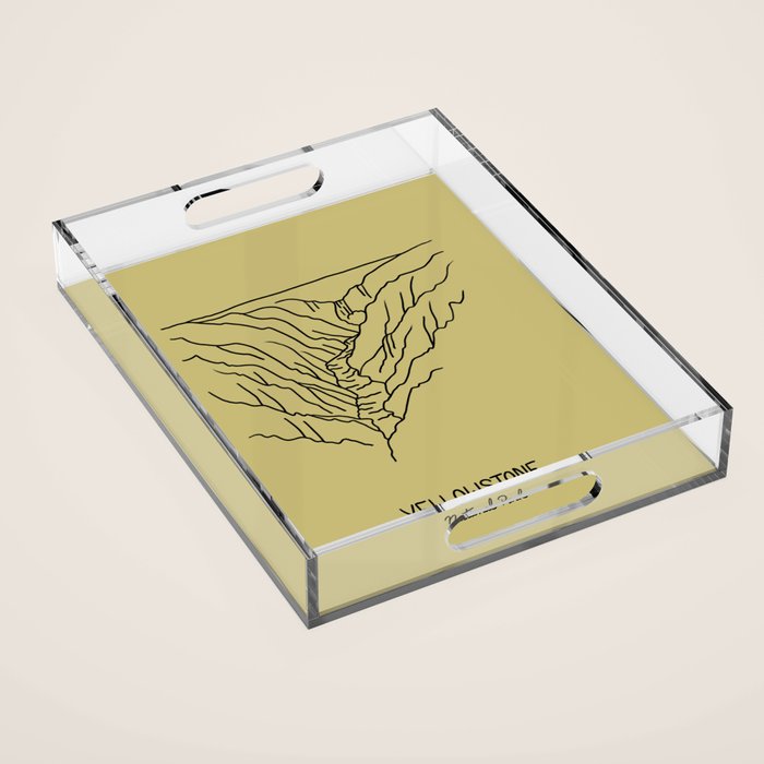 Yellowstone National Park Acrylic Tray Gallery Image 1