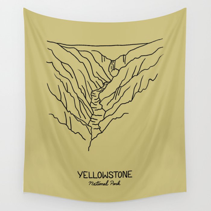 Yellowstone National Park Wall Tapestry Gallery Image 4