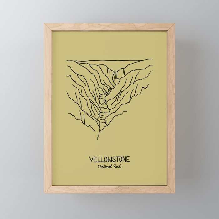 Yellowstone National Park Mini Art Print Gallery Image 1