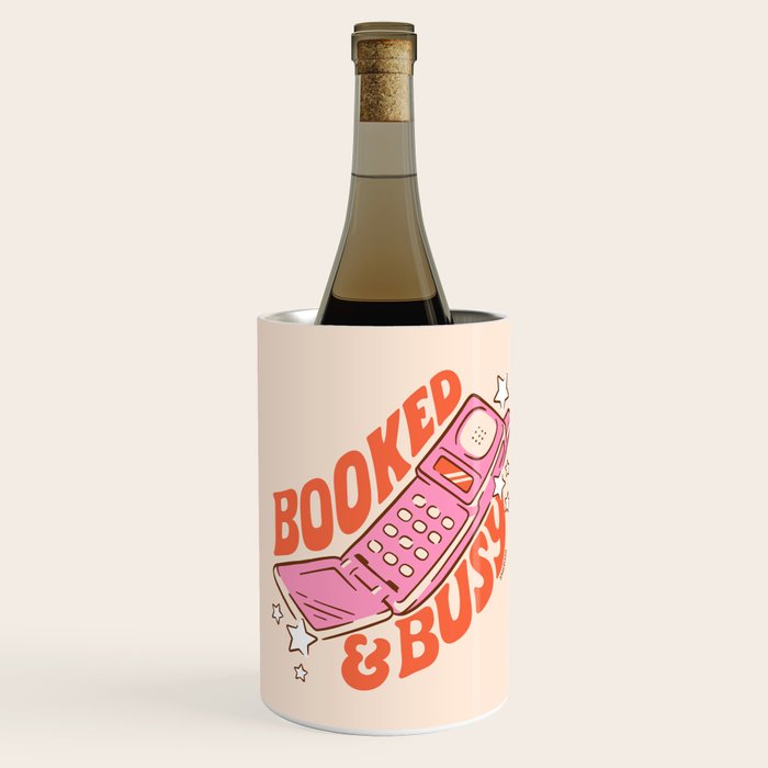 BOOKED AND BUSY (IN CREAM) Wine Chiller Gallery Image 3