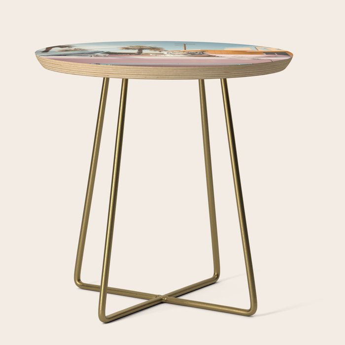 Cool Tiger in a pastel Cabrio in Palm Springs Side Table Gallery Image 1