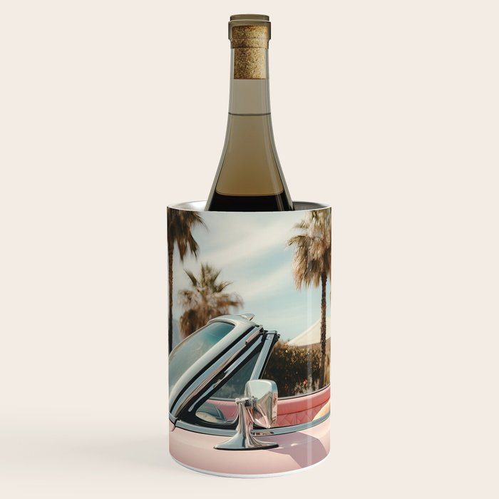 Cool Tiger in a pastel Cabrio in Palm Springs Wine Chiller Gallery Image 2