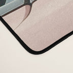Cool Tiger in a pastel Cabrio in Palm Springs Desk Mat Gallery Image 4