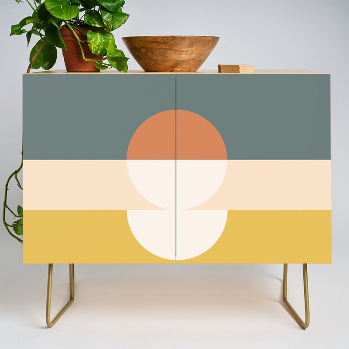 Abstract Geometric 02 Credenza Gallery Image 1
