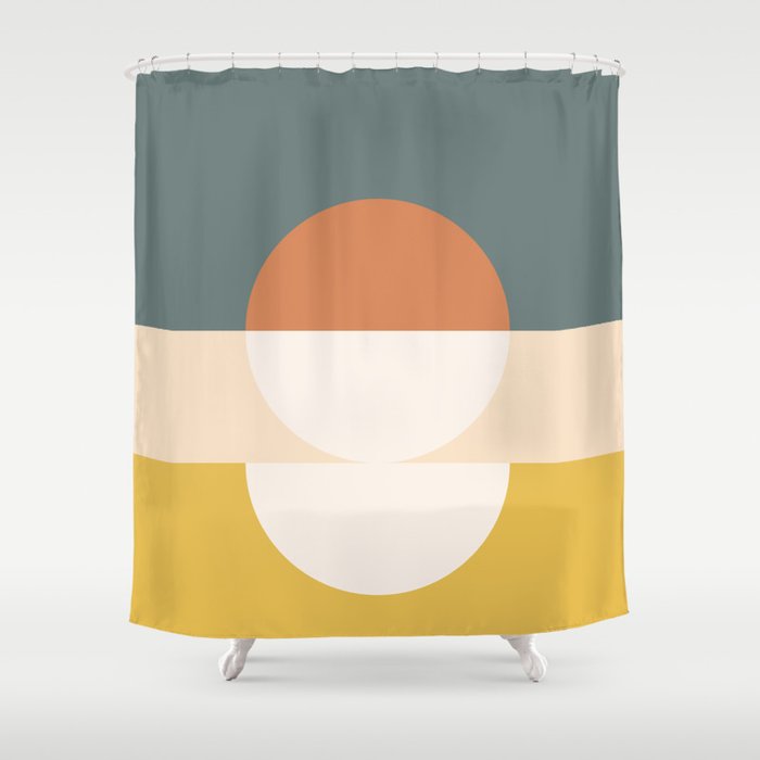Abstract Geometric 02 Shower Curtain Gallery Image 1