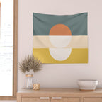 Abstract Geometric 02 Wall Tapestry Gallery Image 2