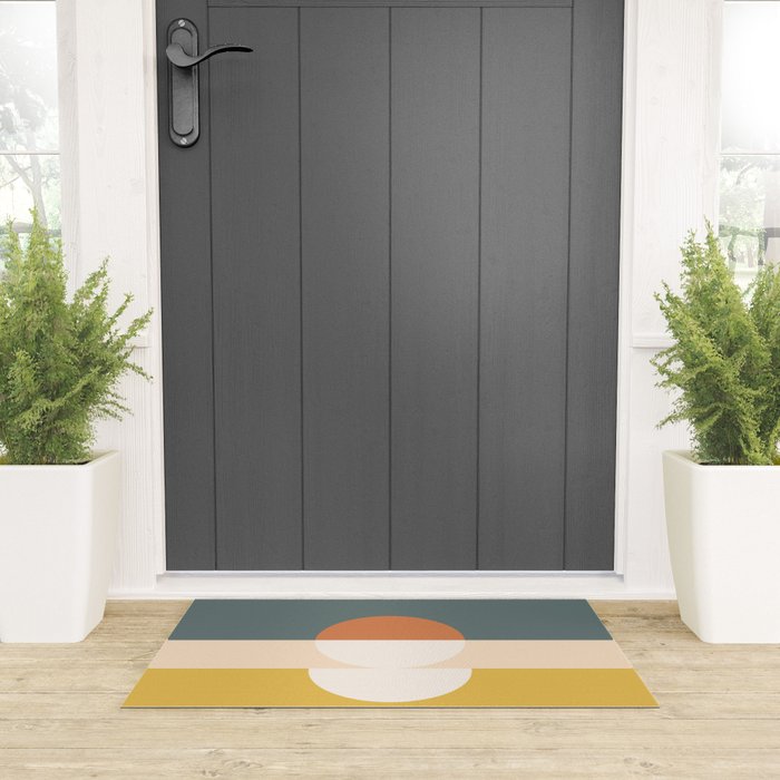 Abstract Geometric 02 Welcome Mat Gallery Image 3