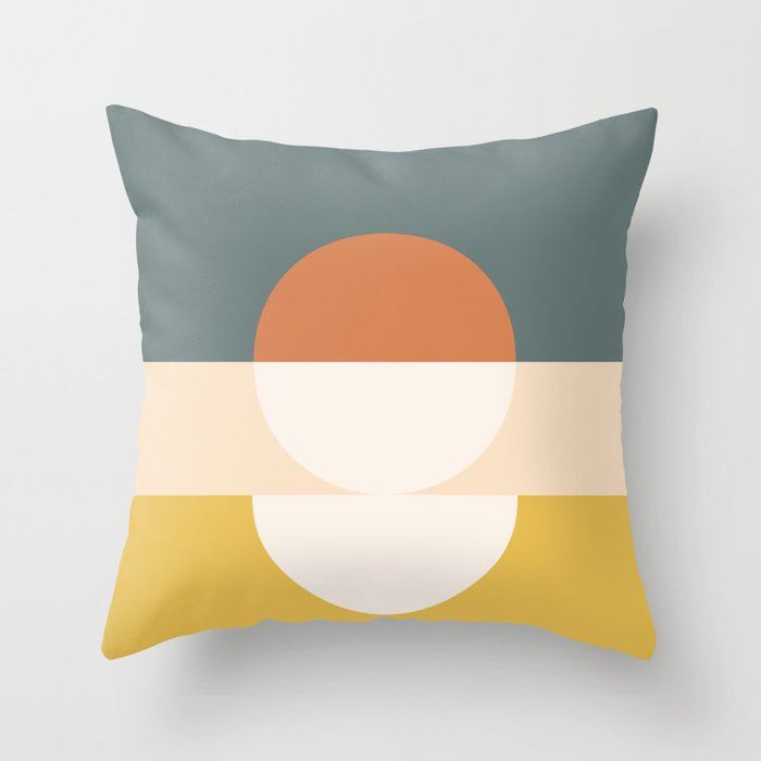 Abstract Geometric 02 Throw Pillow Gallery Image 6