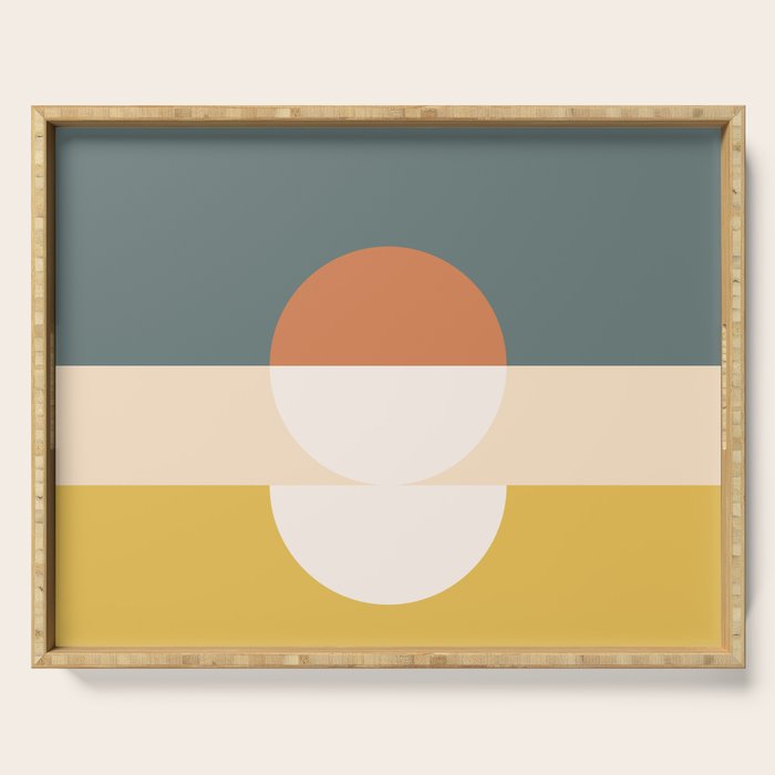 Abstract Geometric 02 Serving Tray Gallery Image 1