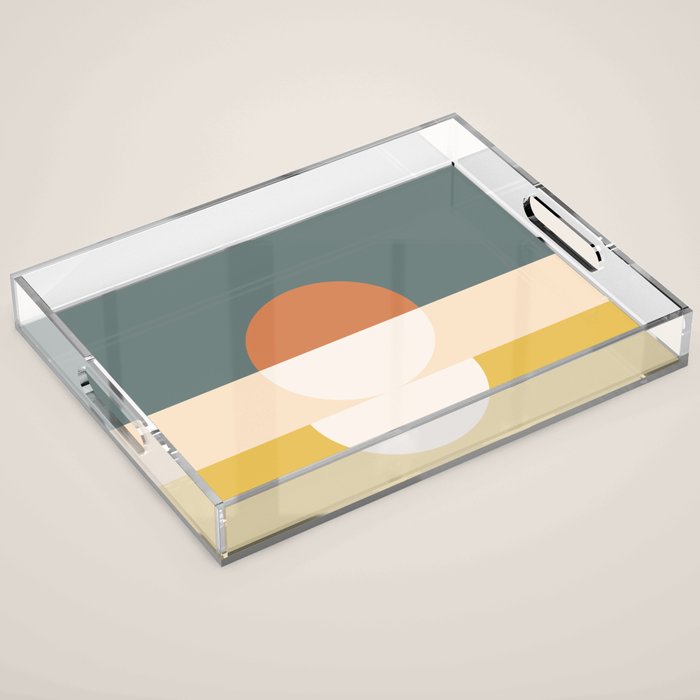 Abstract Geometric 02 Acrylic Tray Gallery Image 1