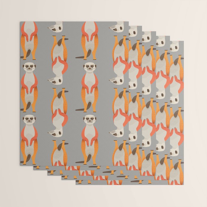Whimsy Meerkats Wrapping Paper Gallery Image 3