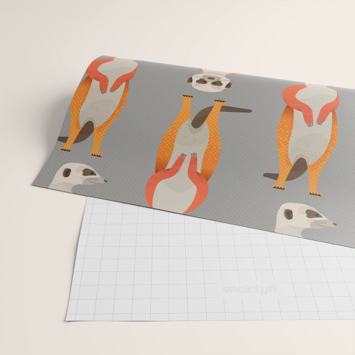 Whimsy Meerkats Wrapping Paper Gallery Image 2