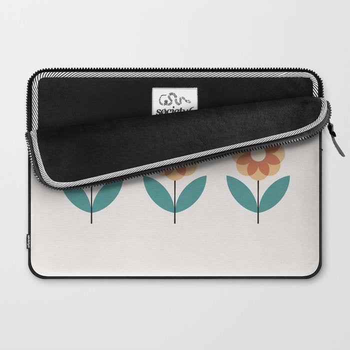 Retro Flower 2-1 Laptop Sleeve Gallery Image 2
