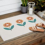 Retro Flower 2-1 Outdoor Rug Gallery Image 2