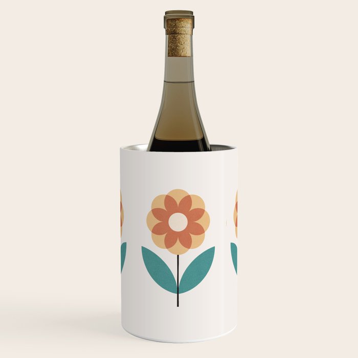 Retro Flower 2-1 Wine Chiller Gallery Image 1