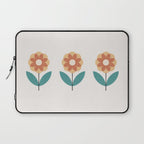 Retro Flower 2-1 Laptop Sleeve Gallery Image 1
