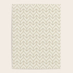 Simple Linear Geometry in Cream Poster Gallery Image 4