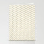 Simple Linear Geometry in Cream Stationery Card Gallery Image 2
