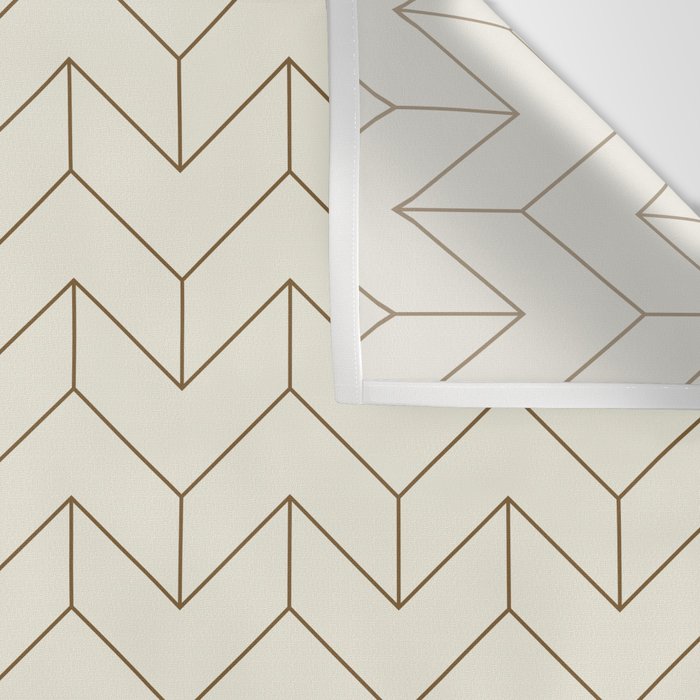 Simple Linear Geometry in Cream Wall Tapestry Gallery Image 3