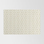 Simple Linear Geometry in Cream Rug Gallery Image 2