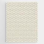Simple Linear Geometry in Cream Jigsaw Puzzle Gallery Image 1