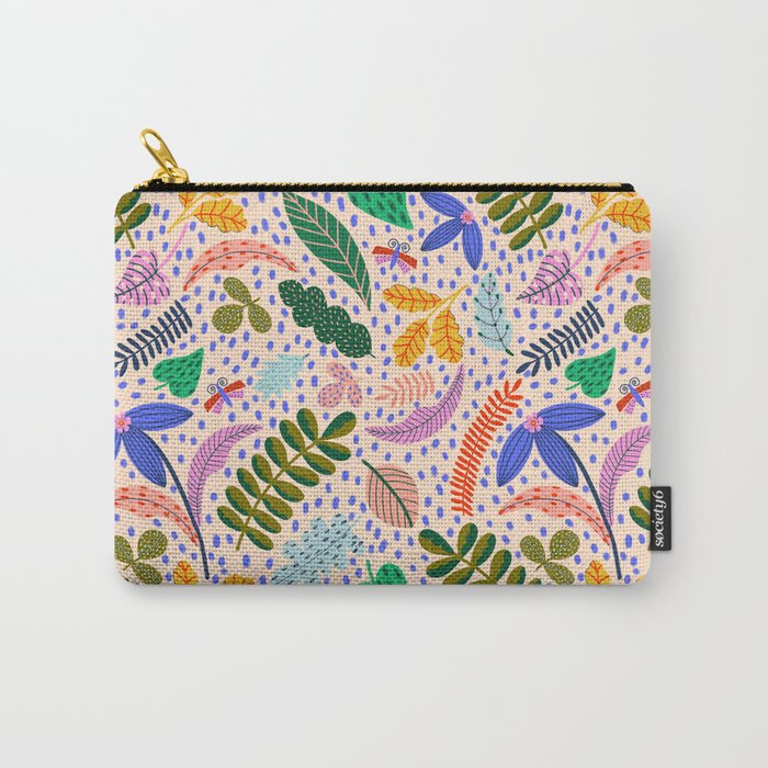 Colorful Plants  Carry All Pouch Gallery Image 1