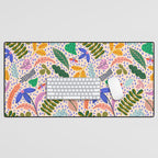 Colorful Plants  Desk Mat Gallery Image 1