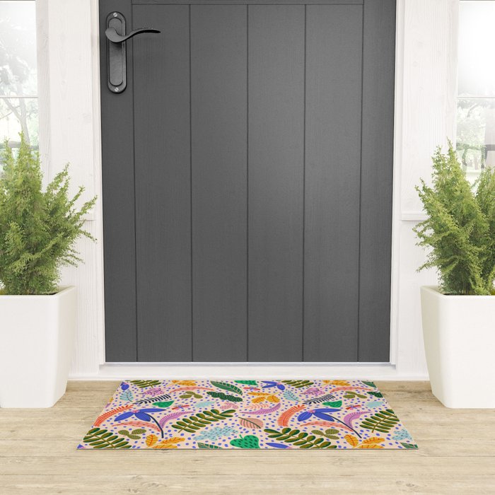 Colorful Plants  Welcome Mat Gallery Image 3