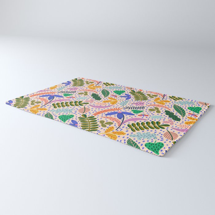 Colorful Plants  Rug Gallery Image 3