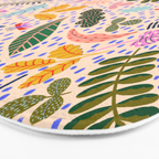 Colorful Plants  Bath Mat Gallery Image 3