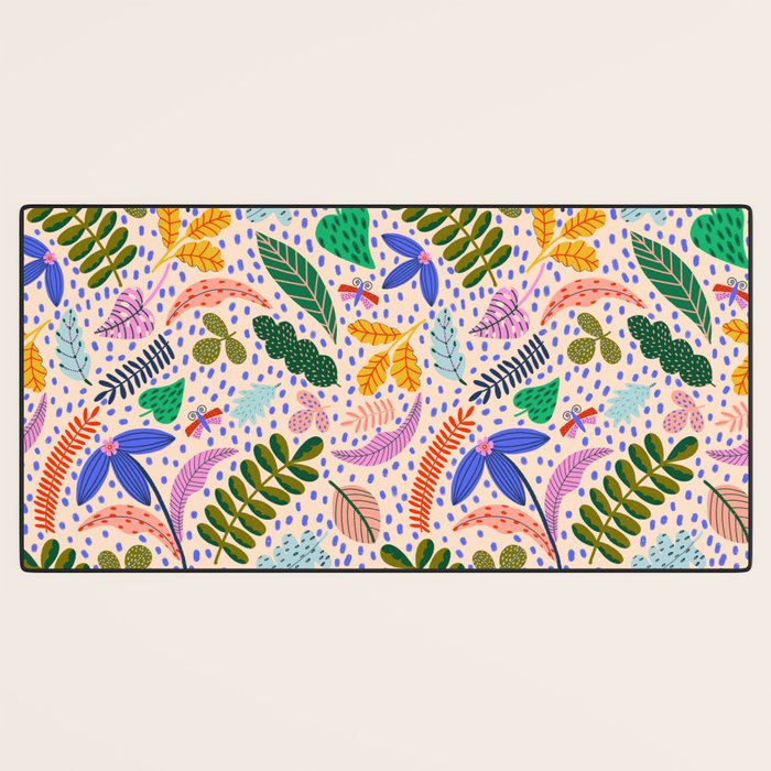 Colorful Plants  Desk Mat Gallery Image 3