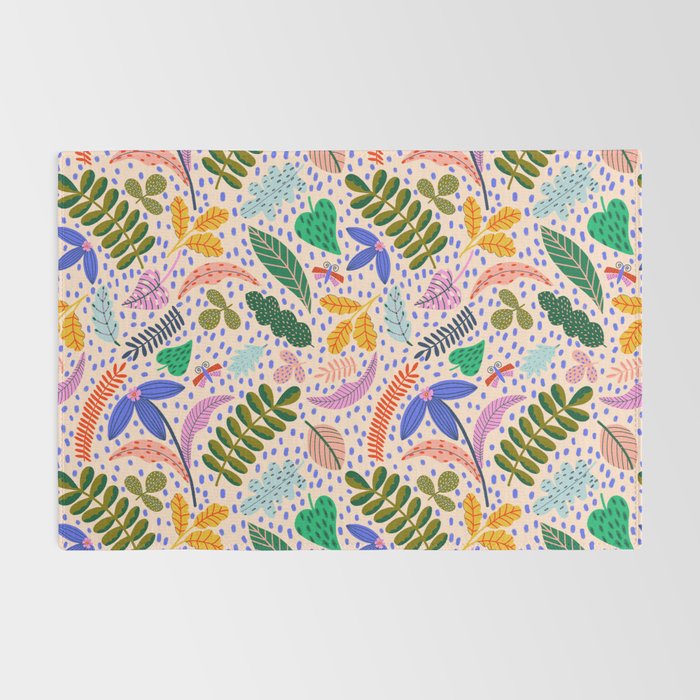 Colorful Plants  Rug Gallery Image 2