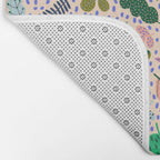 Colorful Plants  Bath Mat Gallery Image 2