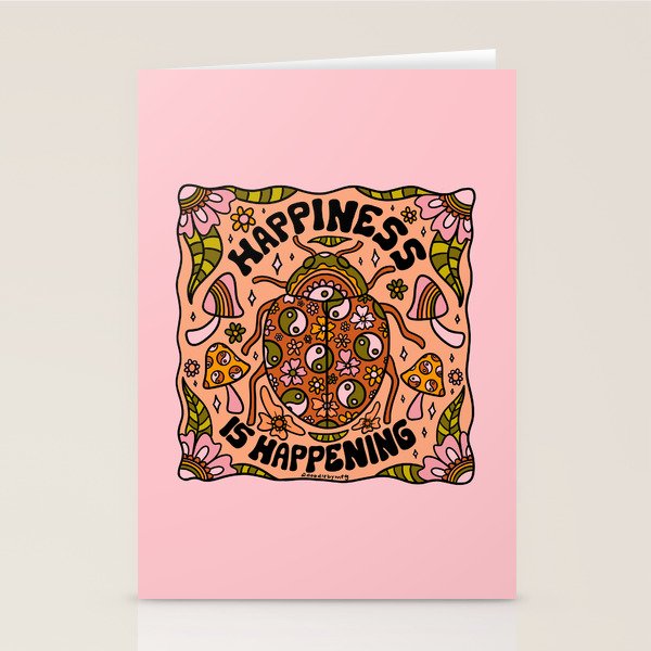 Happiness is Happening Stationery Card Gallery Image 2