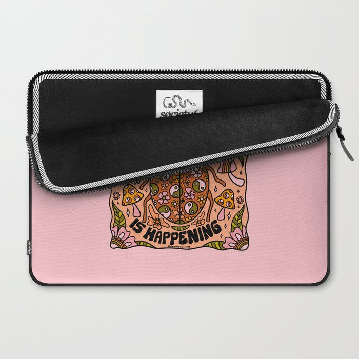 Happiness is Happening Laptop Sleeve Gallery Image 2