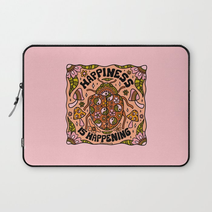 Happiness is Happening Laptop Sleeve Gallery Image 1