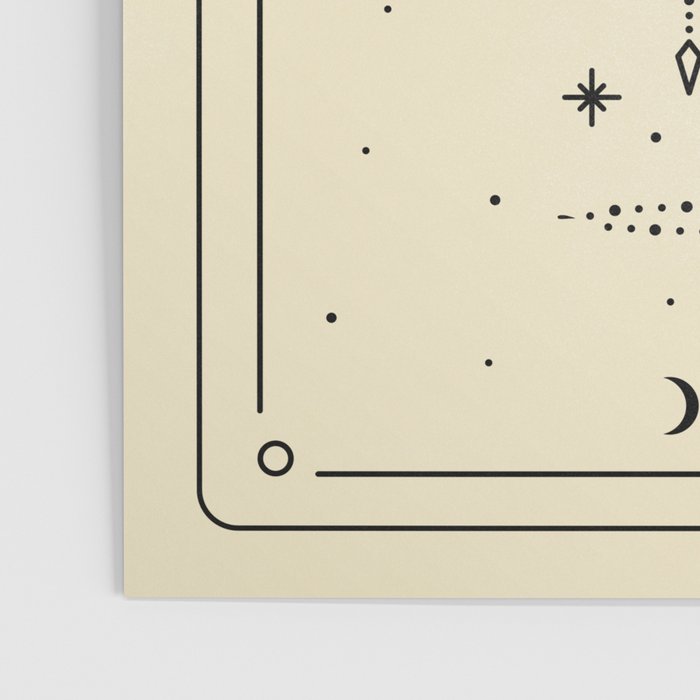 Mystic Moon & Stars: The Beige Edition Poster Gallery Image 3
