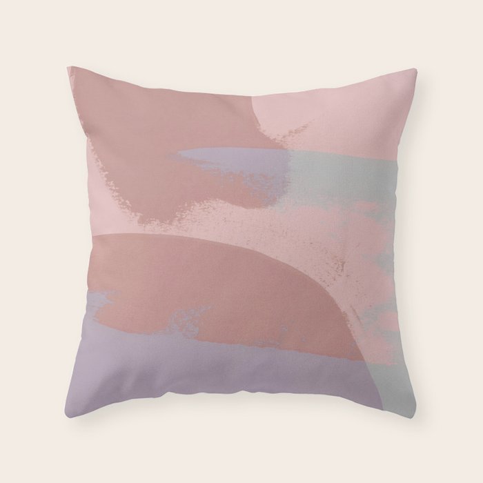 layered shapes Throw Pillow Gallery Image 1