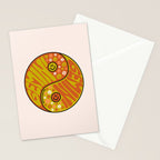 Gemini Yin Yang Stationery Card Gallery Image 2