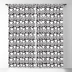 Tulip - Black & White  Window Curtain Gallery Image 5