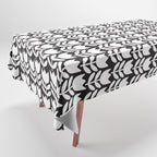 Tulip - Black & White  Tablecloth Gallery Image 1