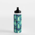 Cosmic UFO - Galactic Green Water Bottle Gallery Image 3
