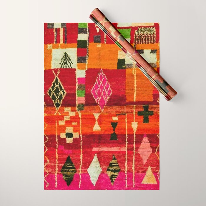 Moroccan Berber Traditional Style Wrapping Paper Gallery Image 1