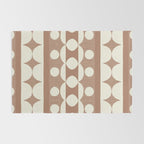 Geometric Repeats 1 Inspired by PANTONE 17 1230 Mocha Mousse Rug Gallery Image 2