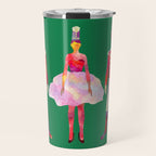 Nutcracker Ballet - Candy Cane Green Travel Mug Gallery Image 1
