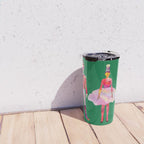 Nutcracker Ballet - Candy Cane Green Travel Mug Gallery Image 4
