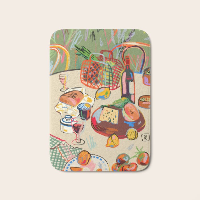 WINE BREAK Bath Mat Gallery Image 1