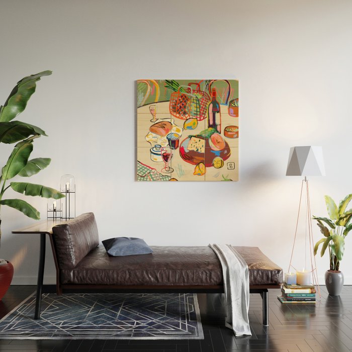 WINE BREAK Wood Wall Art Gallery Image 2